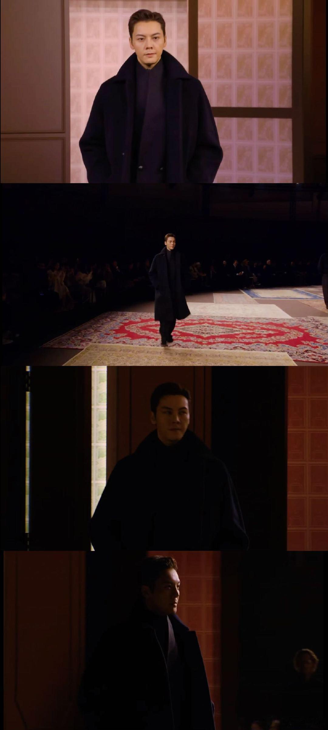 陈伟霆在秀场迷路了 愿称为迷路系帅哥！要不然给哥一个gps导航吧！我真的笑晕在v