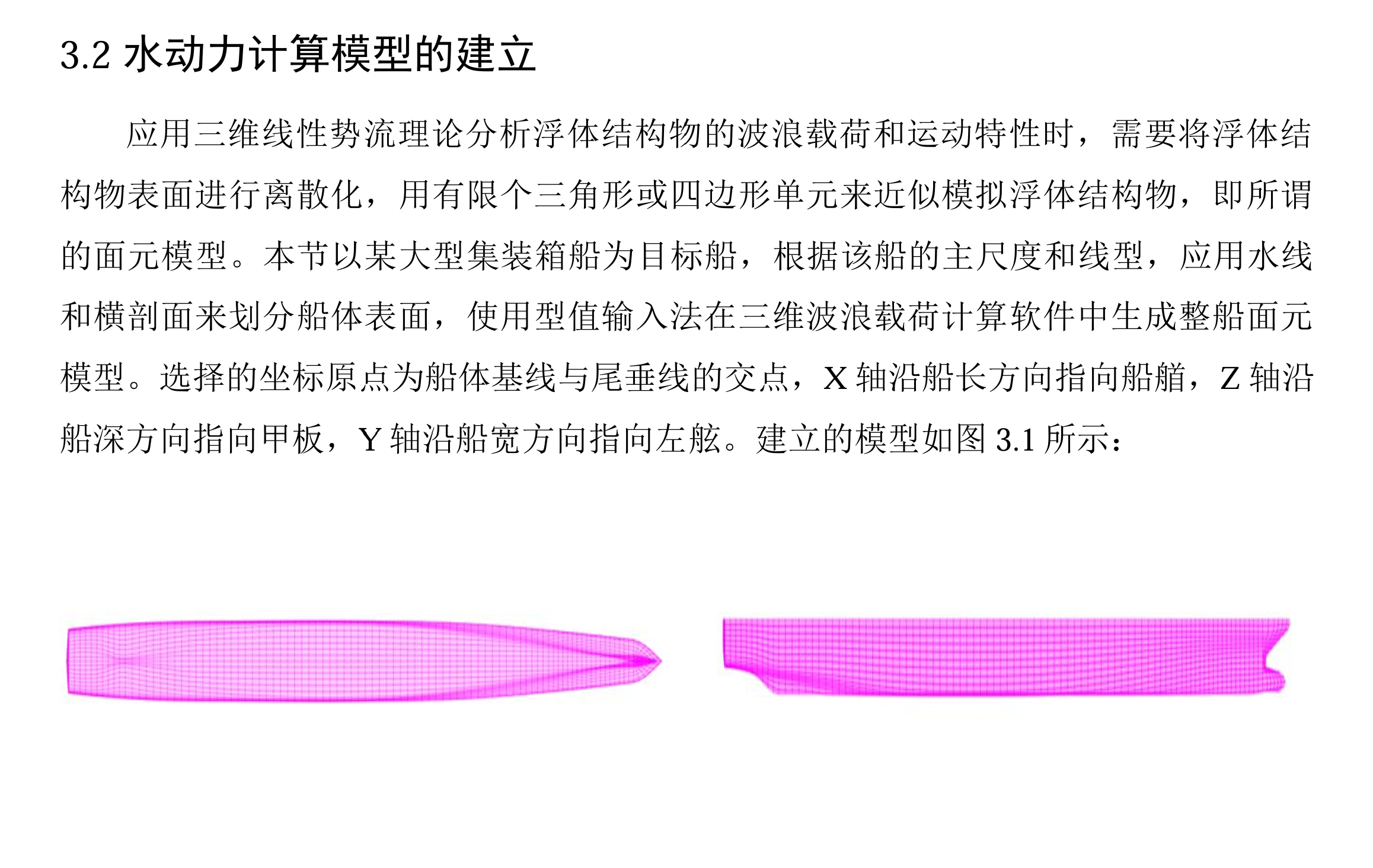 又是“大型集装箱船”，但是这次直接公开了船体的建模图片只不过侧视图的缩放比例很崩