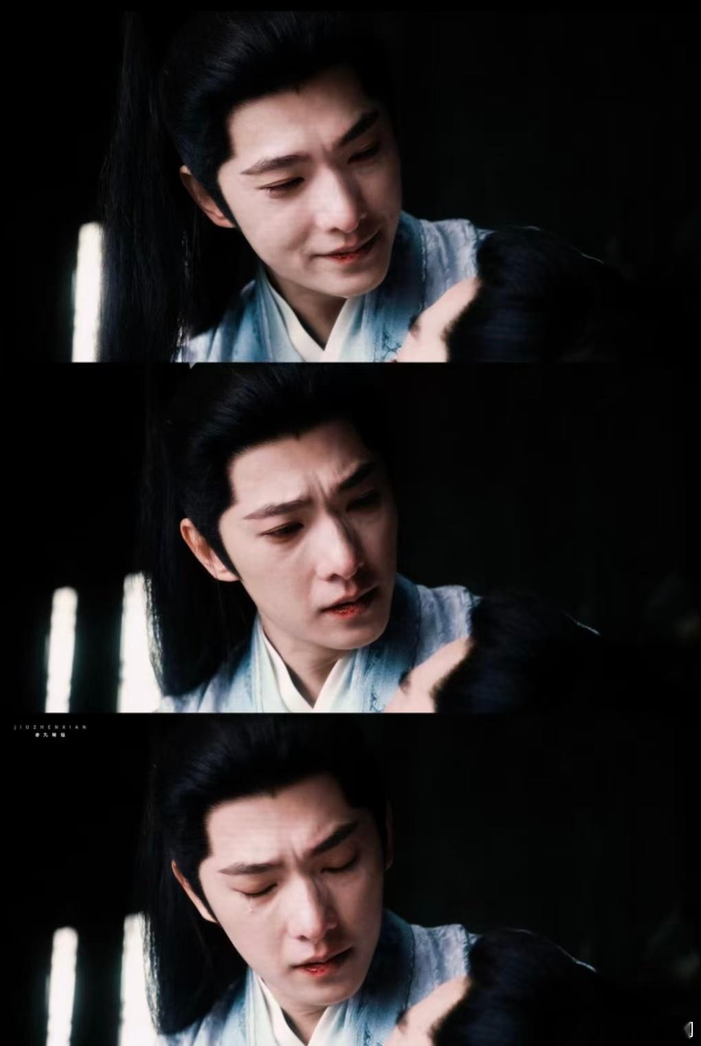 杨洋演技把脸的风头抢了看杨洋脸不如看杨洋演 杨洋这段哭戏我反复看了十遍，每一遍都