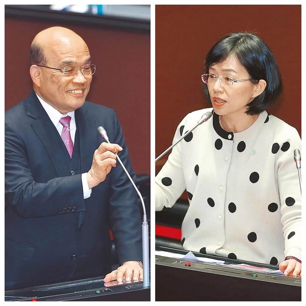 民进党“立委”苏巧慧今天“立法院”受访表示，我的父亲苏贞昌其实已经退休了，但是他