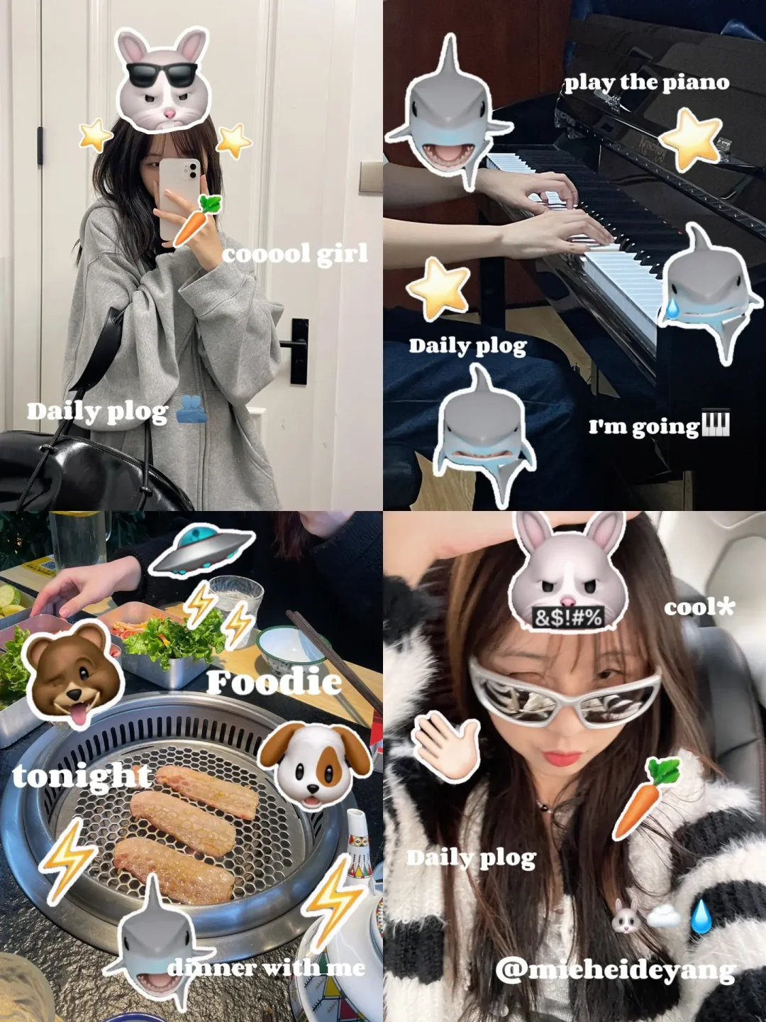 🐰🇫🇯☁️💧ins风emoji贴纸太可爱了8⃣️教程