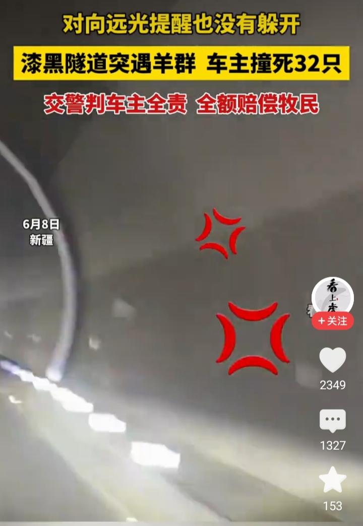 跑过山路、牧区的司机，看完这起事故估计都得沉默，很多人直言：这也太冤了！
 
事