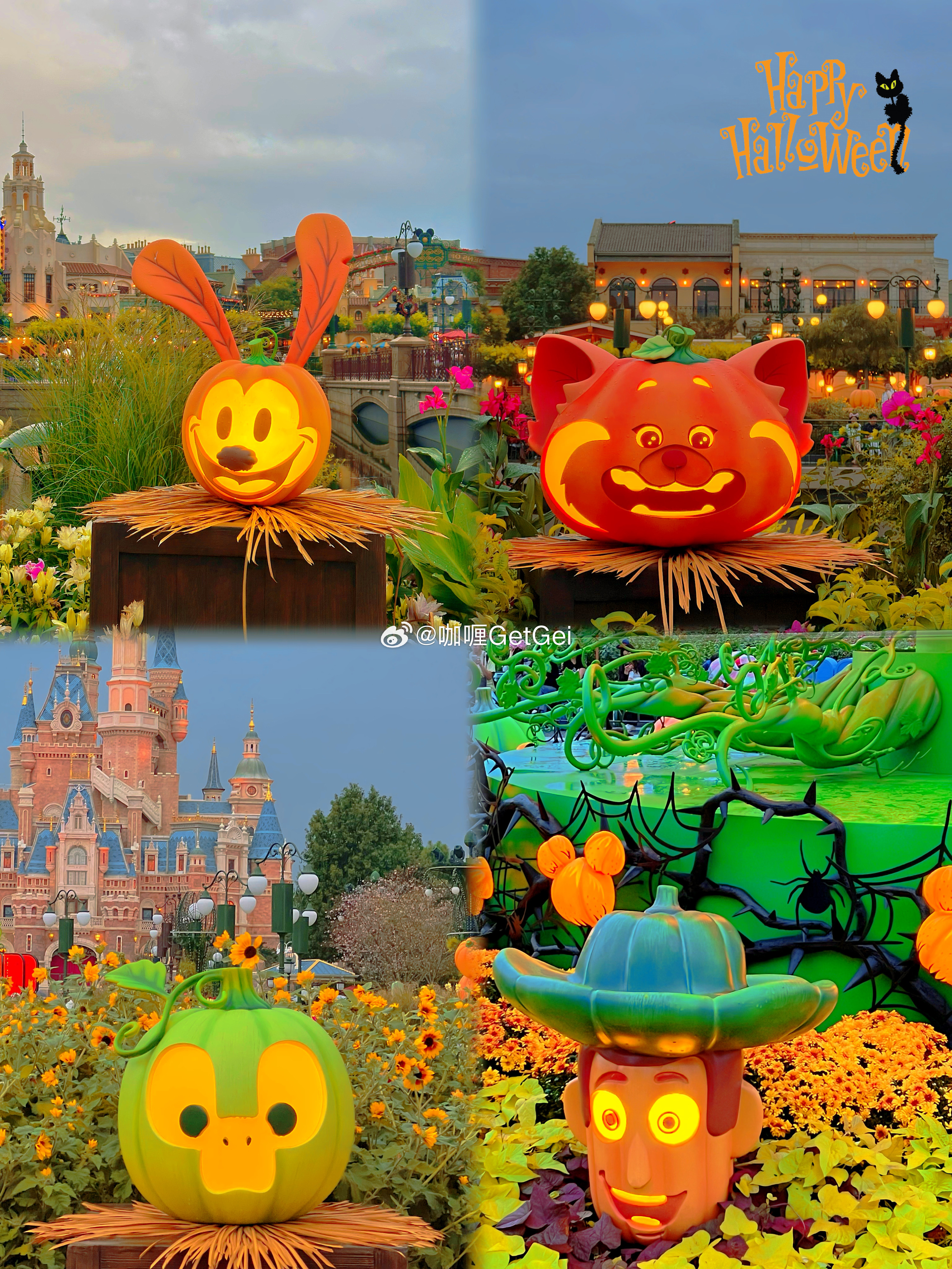🎃迪士尼万圣节也太顶了！！给大家总结一下我的体验和一些小贴士[吹风车]一进园就