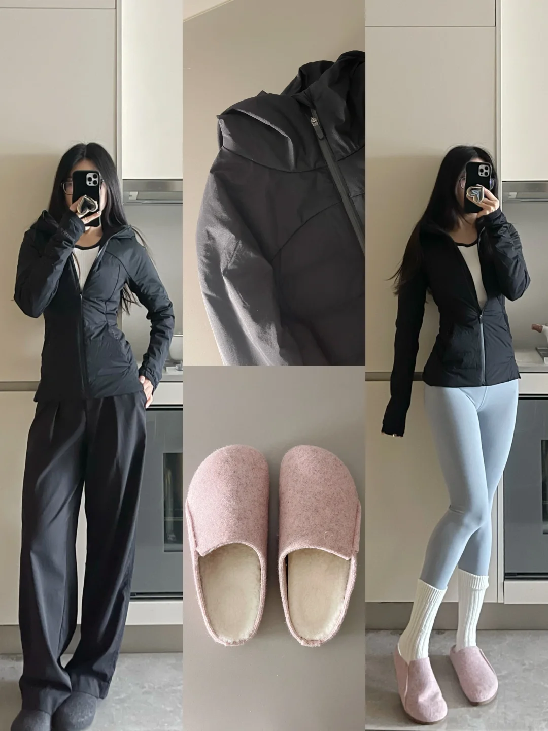 lululemon 棉服夹克是有多好搭配！🤩🤩