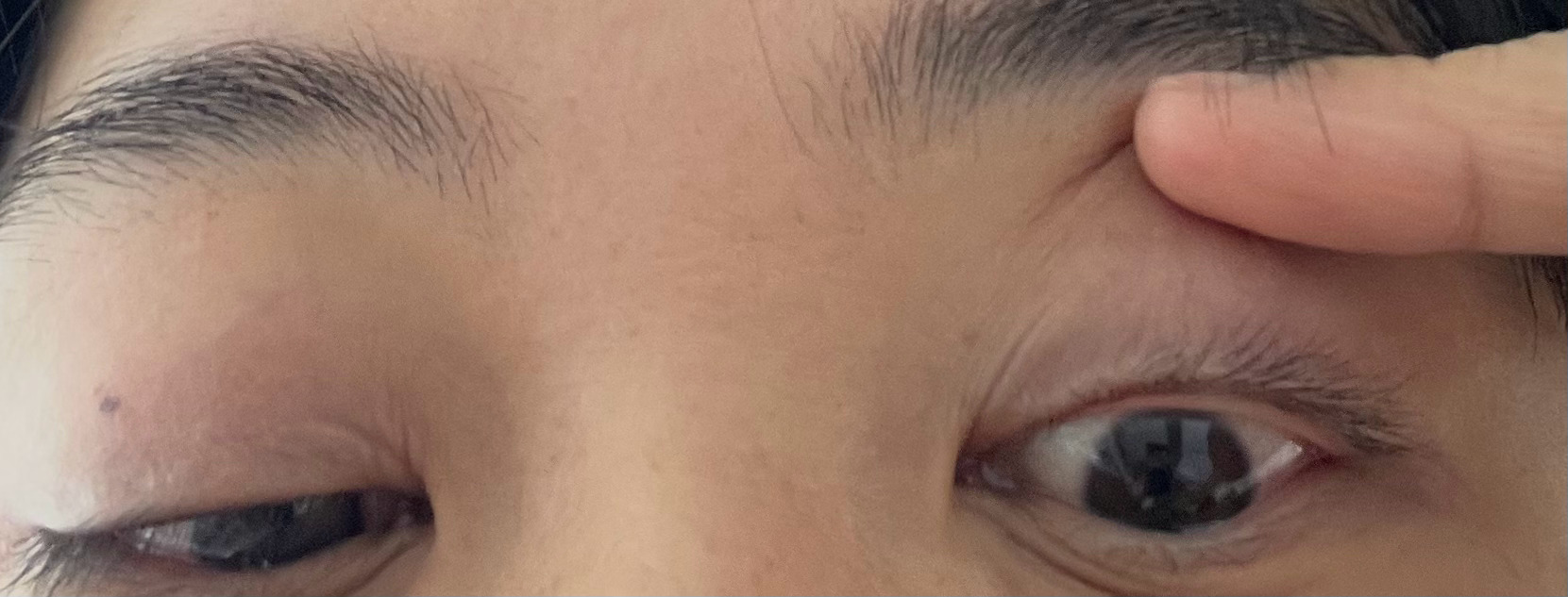 好爽以后不用画内眼线了（纹的） 