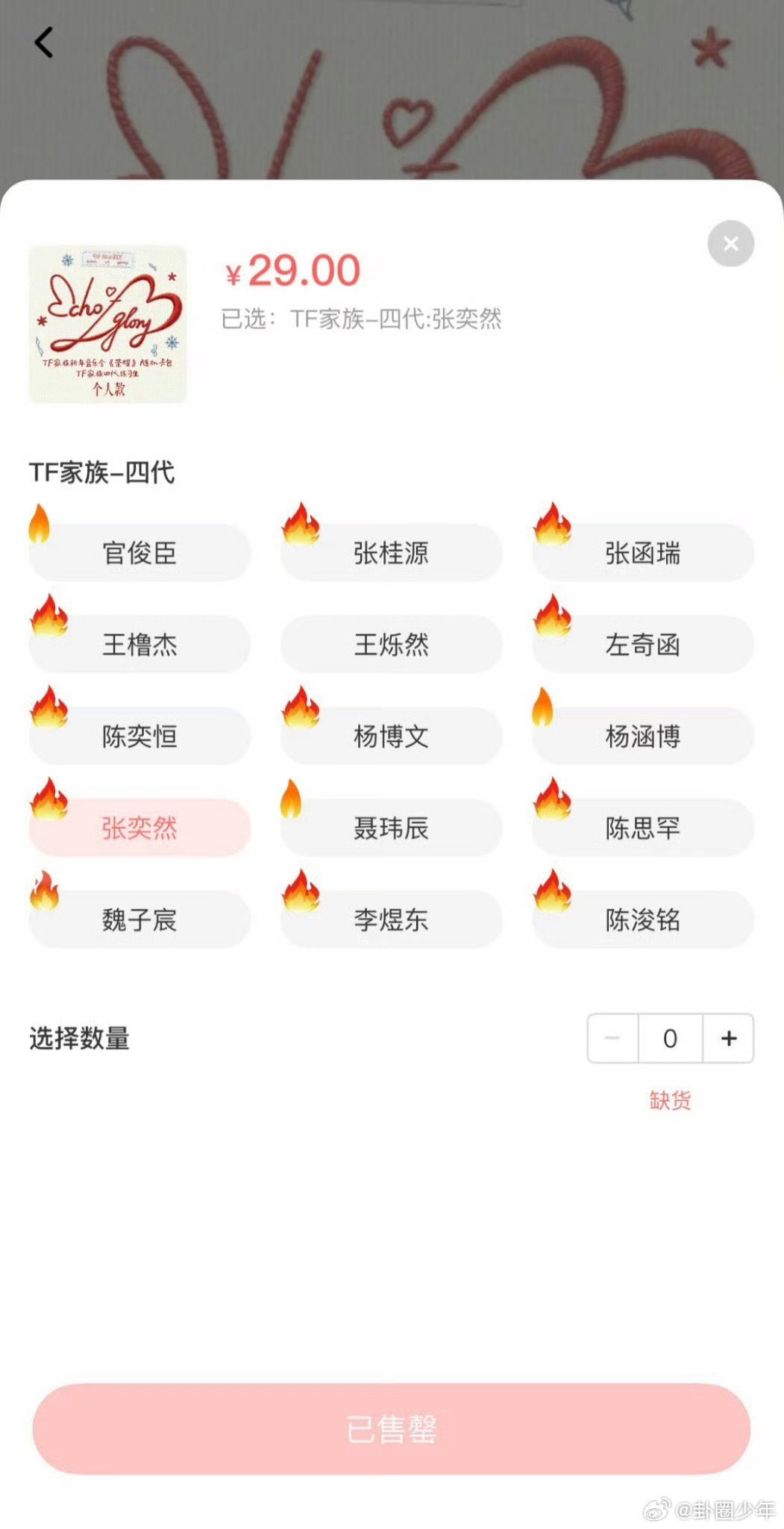 TF四代新音卡包谁第一个售罄TF四代新音卡包第一个售罄的是谁 新音卡包库存消耗速