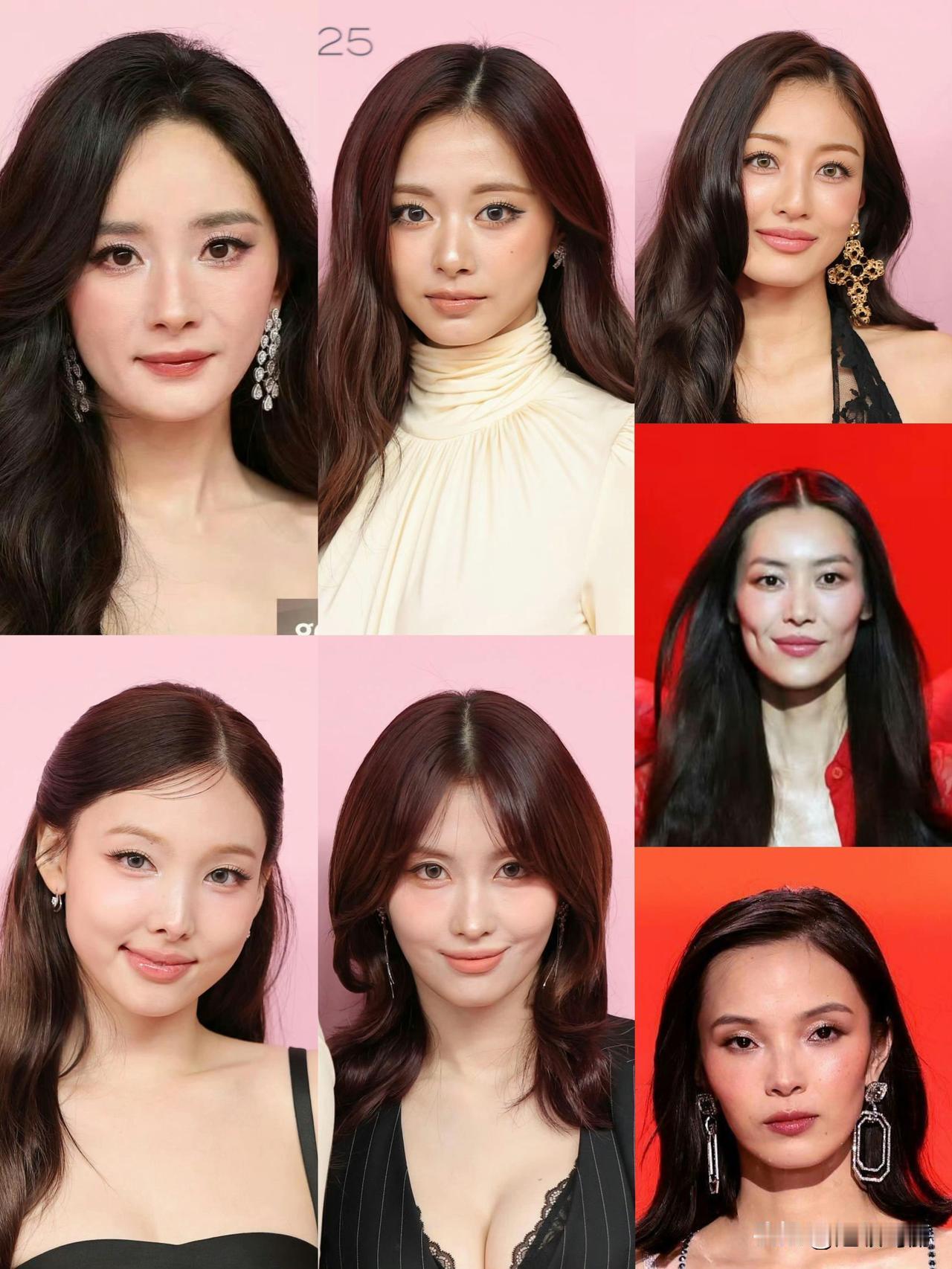 维密的亚洲面孔，百花齐放的美
杨幂、刘雯、雎晓雯、朴志效 周子瑜 林娜琏 平井桃