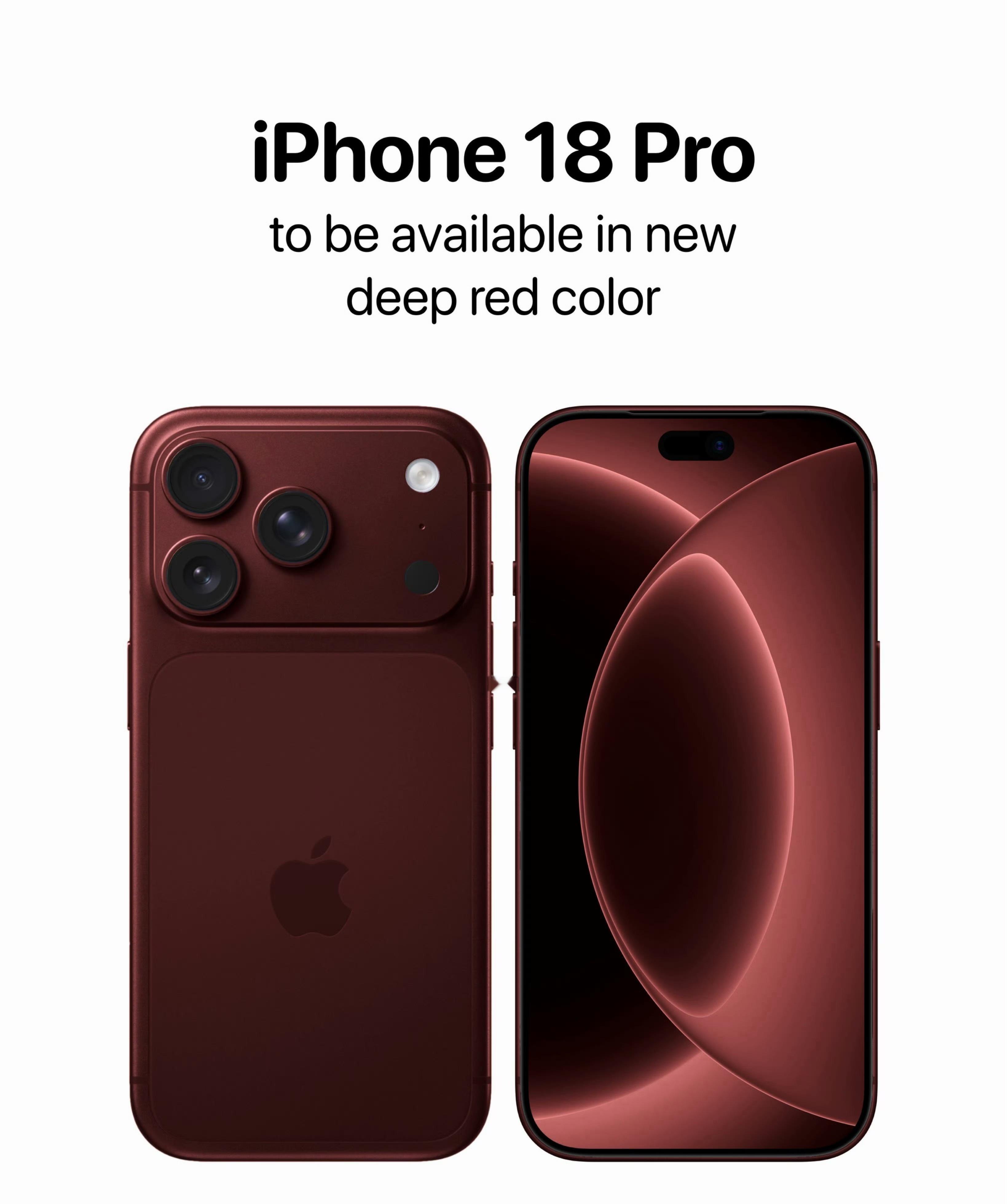 iPhone18Pro深红色大家觉得红色好看么？ 