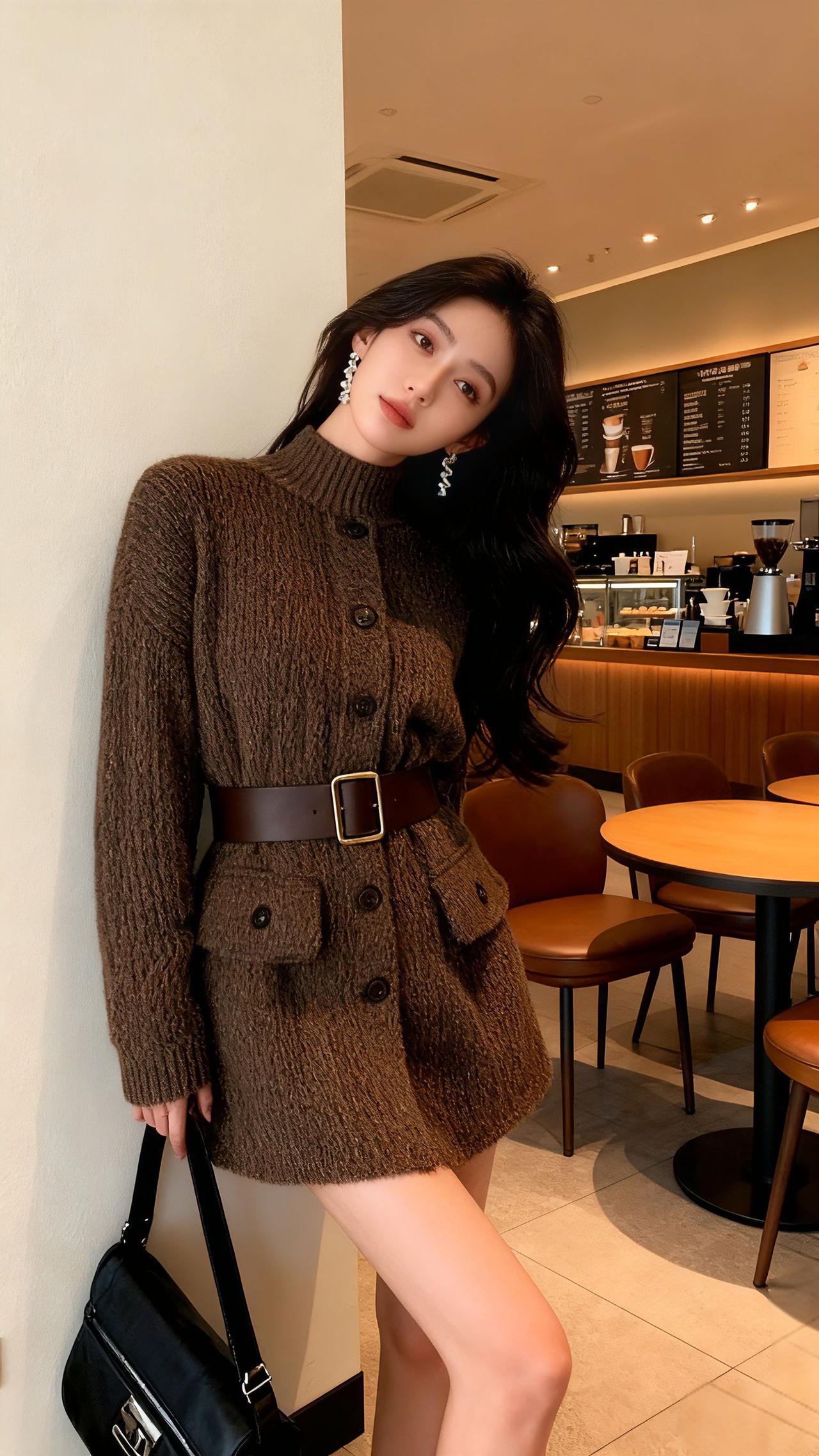 欧韩穿搭 约会穿搭 女神范名媛裙 新品穿搭 穿搭小心机