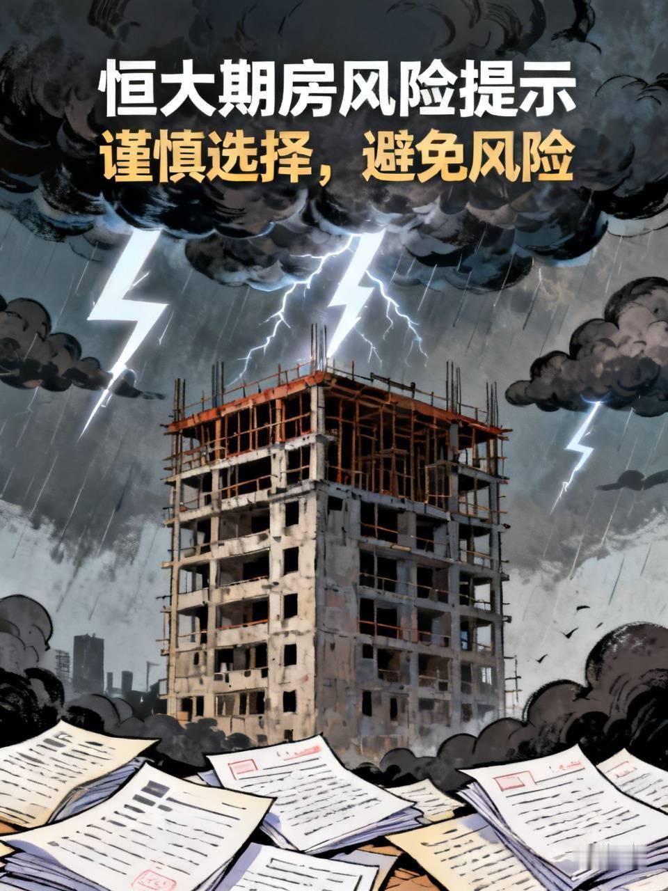 现在还买恒大的期房，可得好好掂量掂量。恒大之前爆雷闹得沸沸扬扬，资金链出了大问题