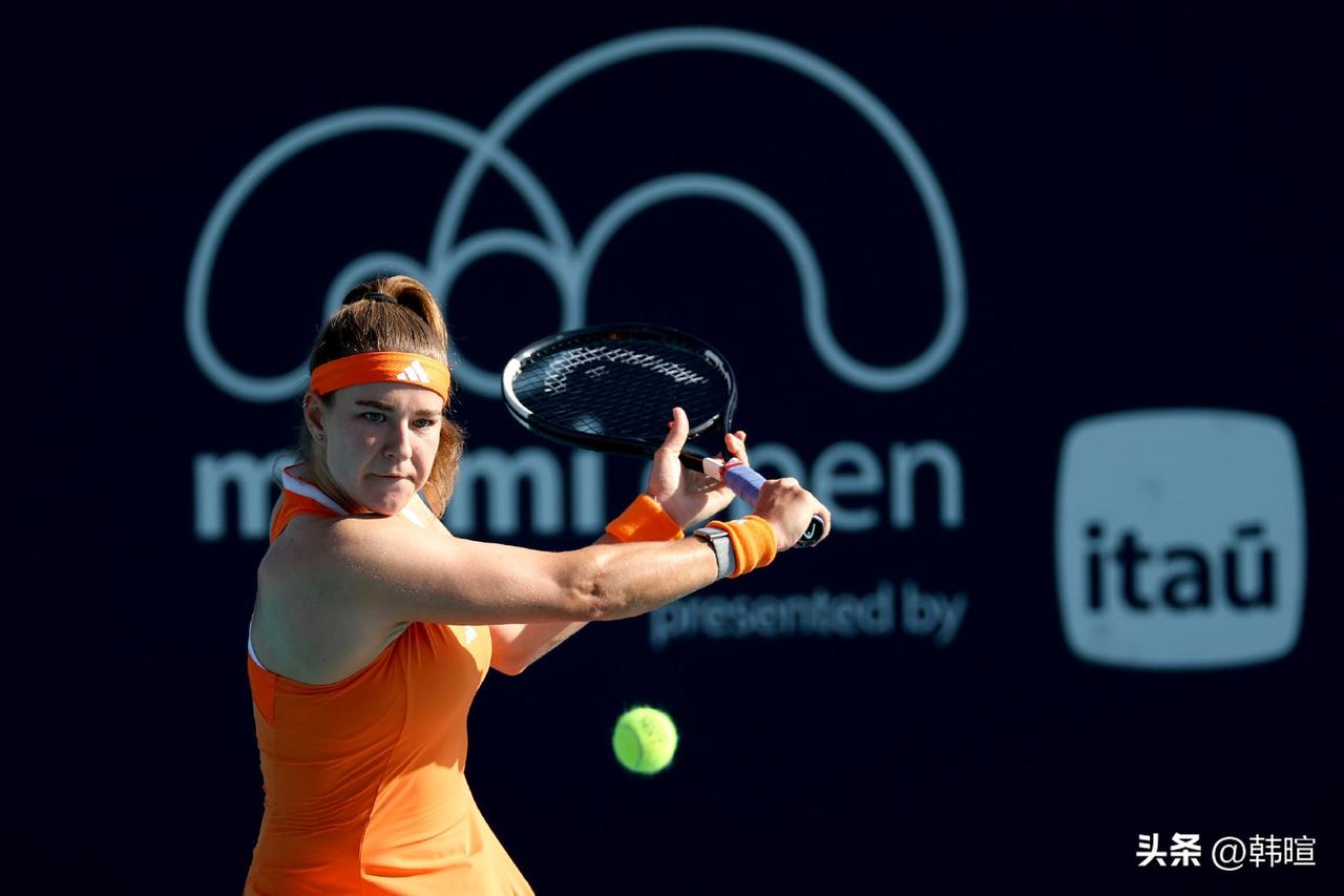 穆霍娃，降维打击？
正在进行的首场迈阿密1000赛女单1/8决赛，穆霍娃仅用时2