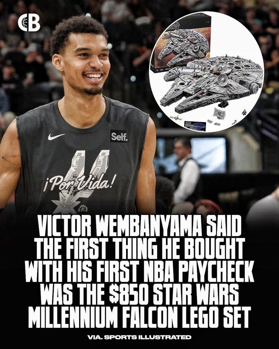 职业生涯第一桶金怎么花？文班：我只想买一个星球大战千年隼在进入NBA之前，文班就