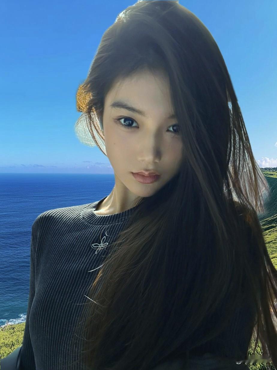 海边少女，温柔的海风拂面而来海边花海少女 海边活力少女 海边度假少女 海边温柔女