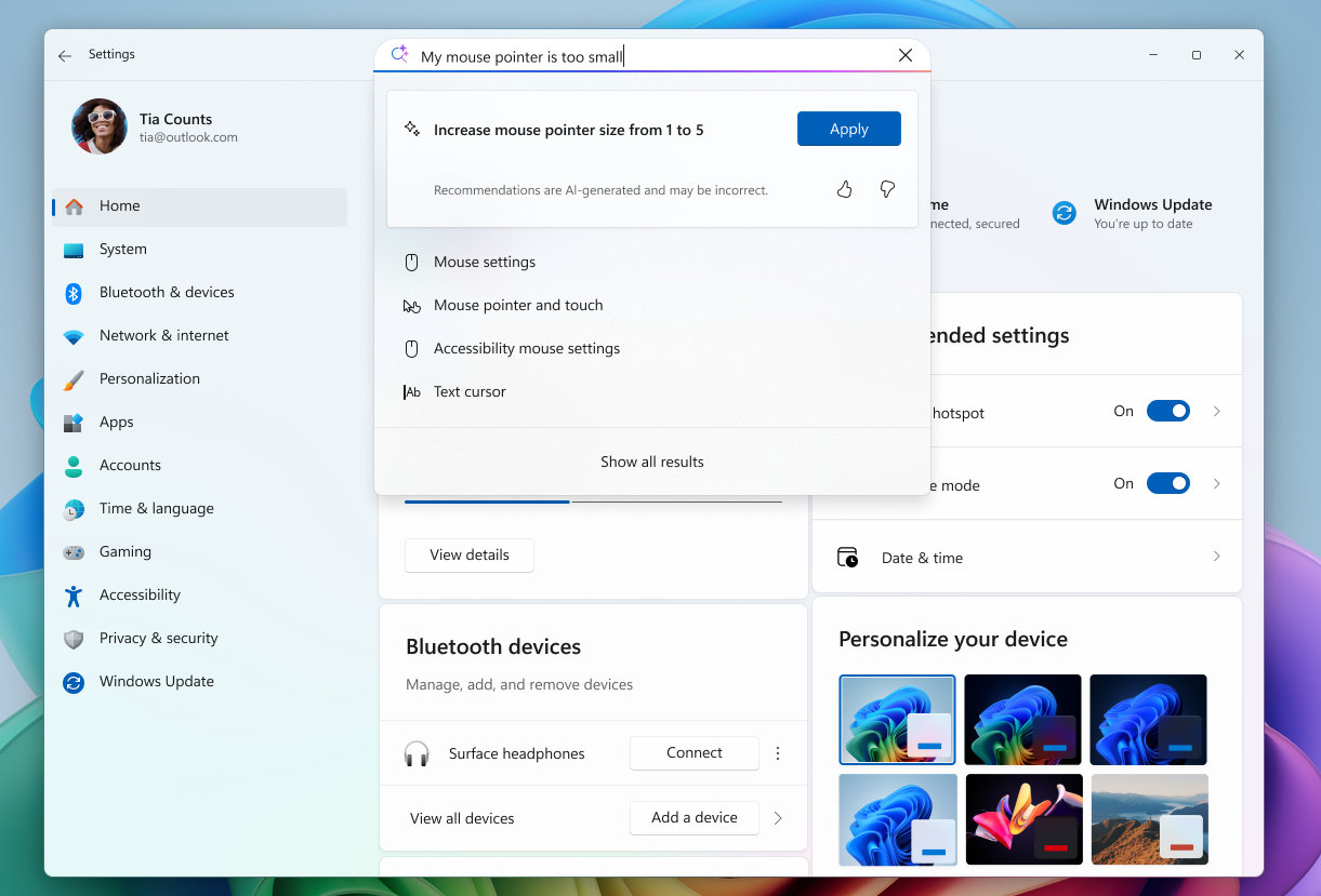 今天，微软在博客上宣布为了顺应人工智能潮流，Windows 11 24H2 正式