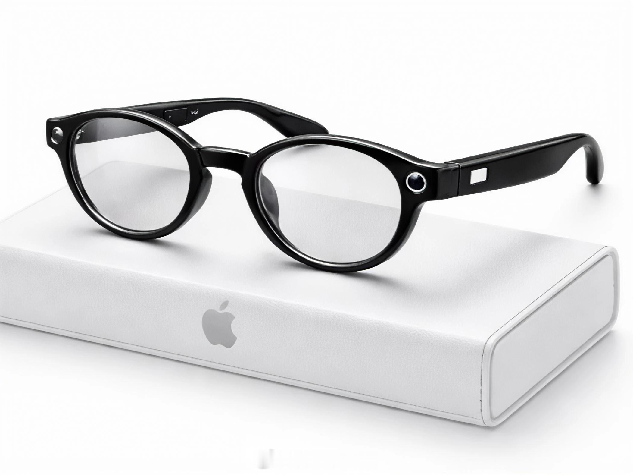 苹果AI眼镜细节曝光 苹果也要入局AI眼镜领域了，目前可以看到也是采用摄像头+扬