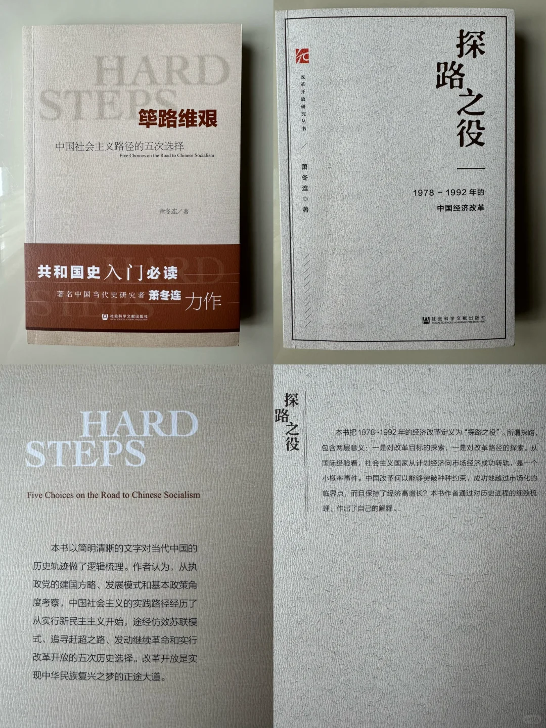 萧冬连作品 我的当代史入门书籍 真实高分！