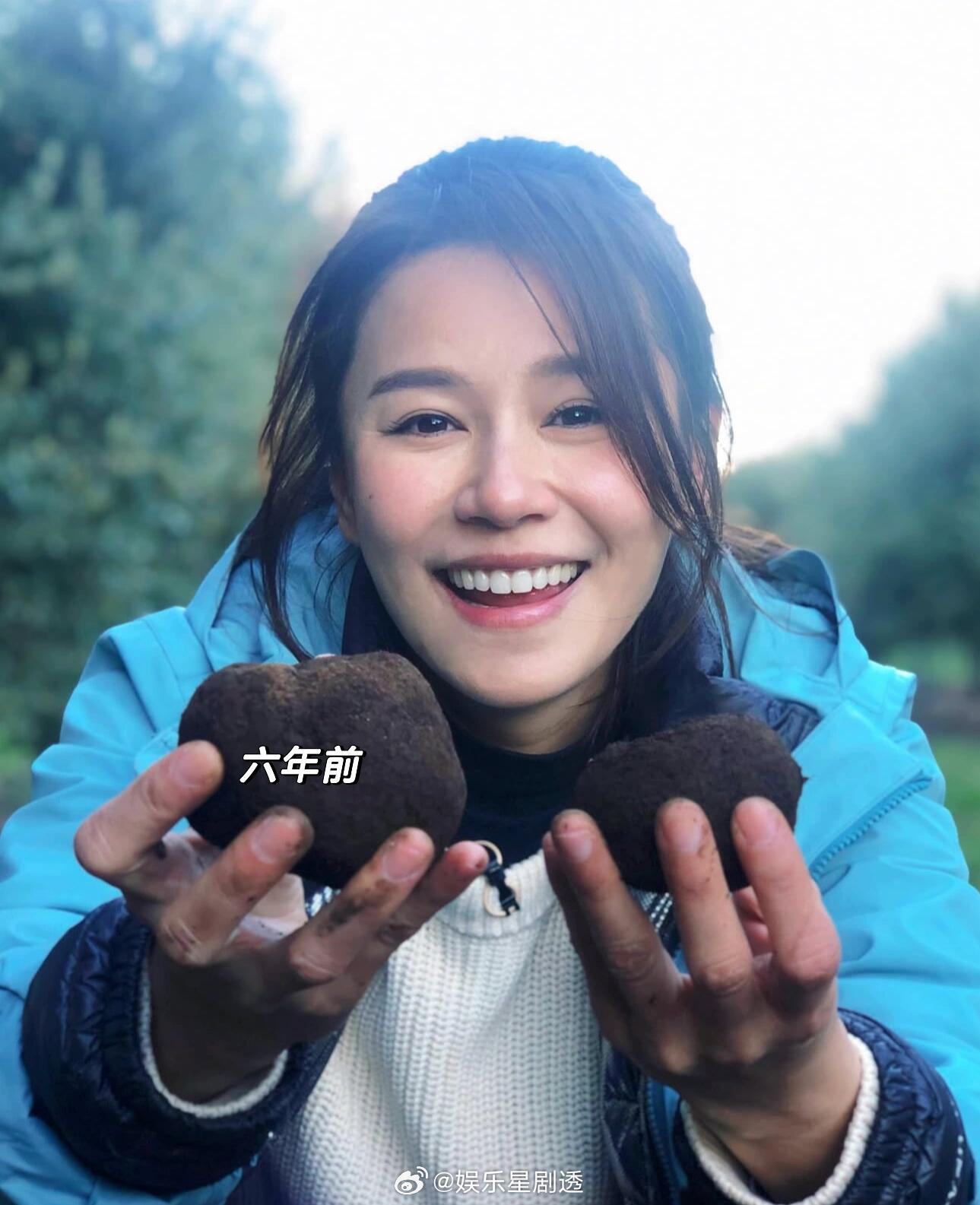 黄翠如分享六年前后与萧正楠的变化，再次证明真的在亲身带娃的，头发都是那么乱的。[