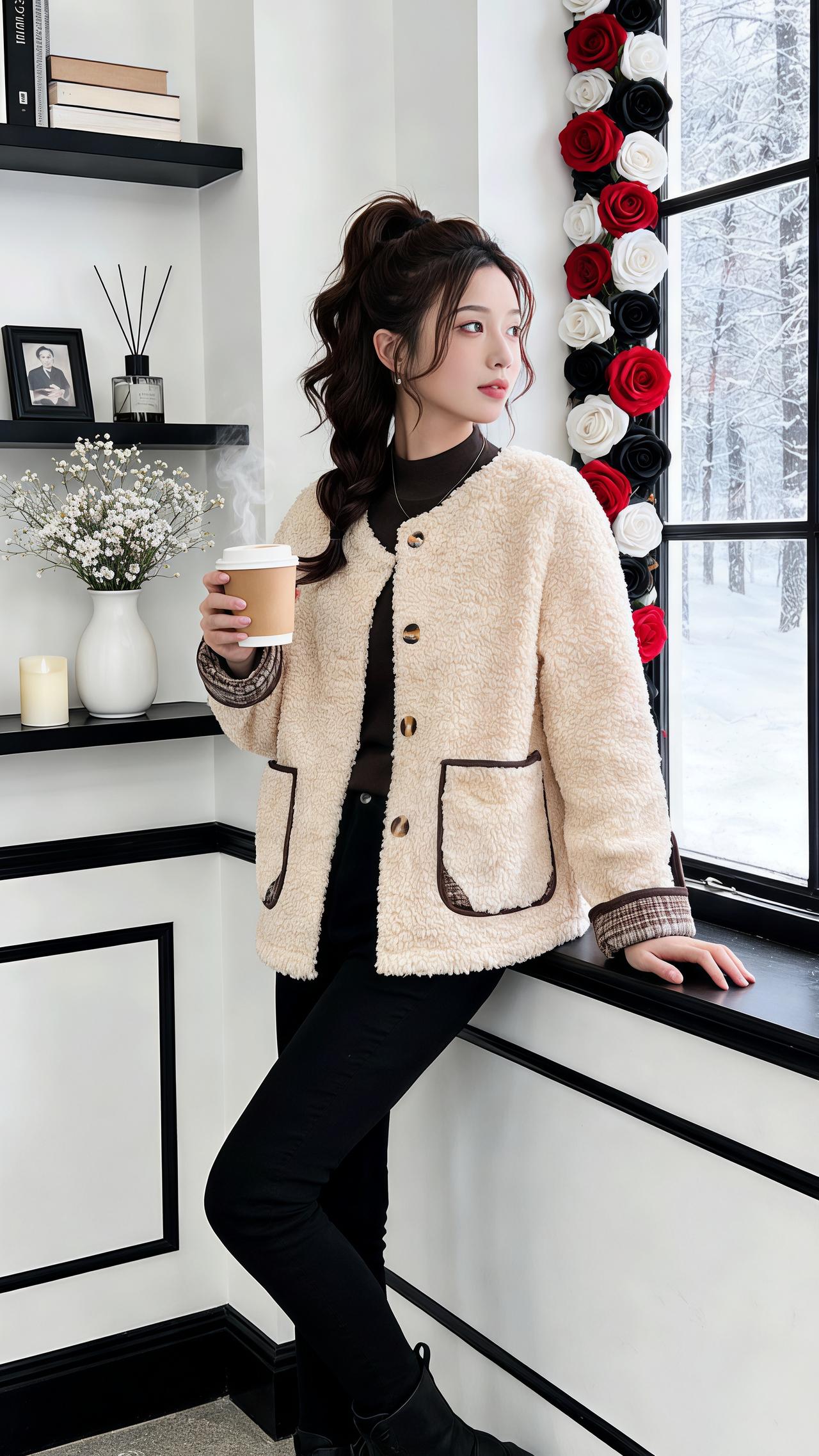 外套 保暖又好看 过年穿什么 新年穿搭 穿搭