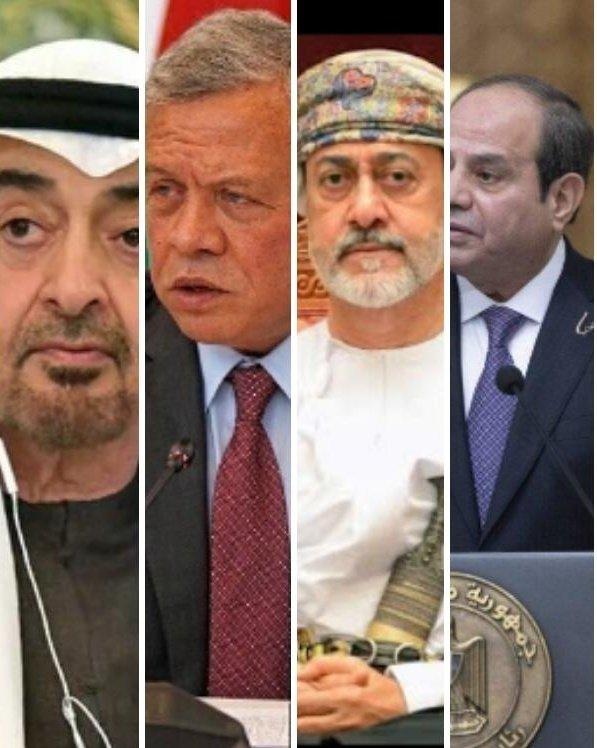 🚨阿拉伯国家划清界限：埃及、约旦、阿联酋和阿曼已明确表示，绝不允许美国利用其领