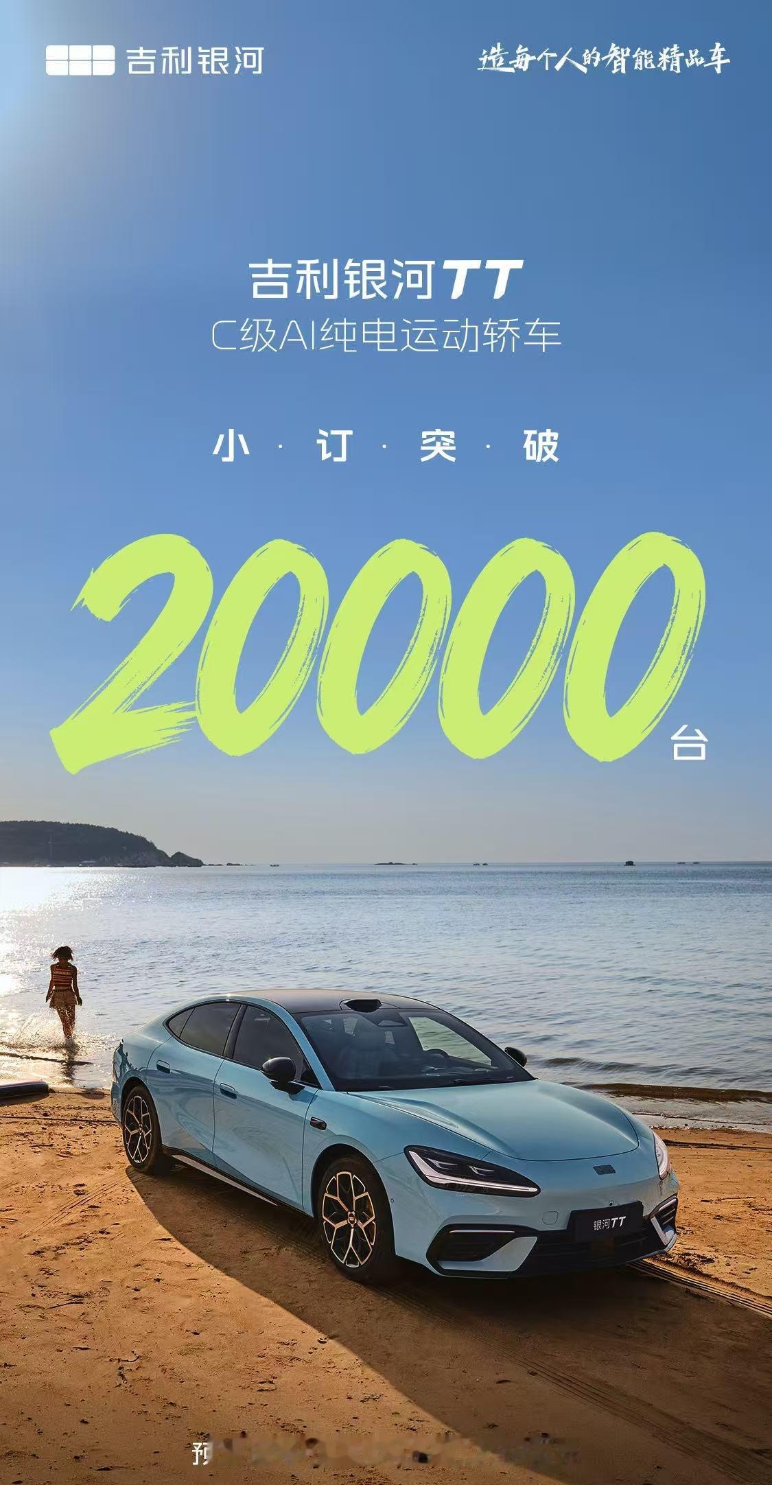 银河TT小订突破2万台！之前分析过，这款车有极大的成为爆款的潜力当然一切都要看最