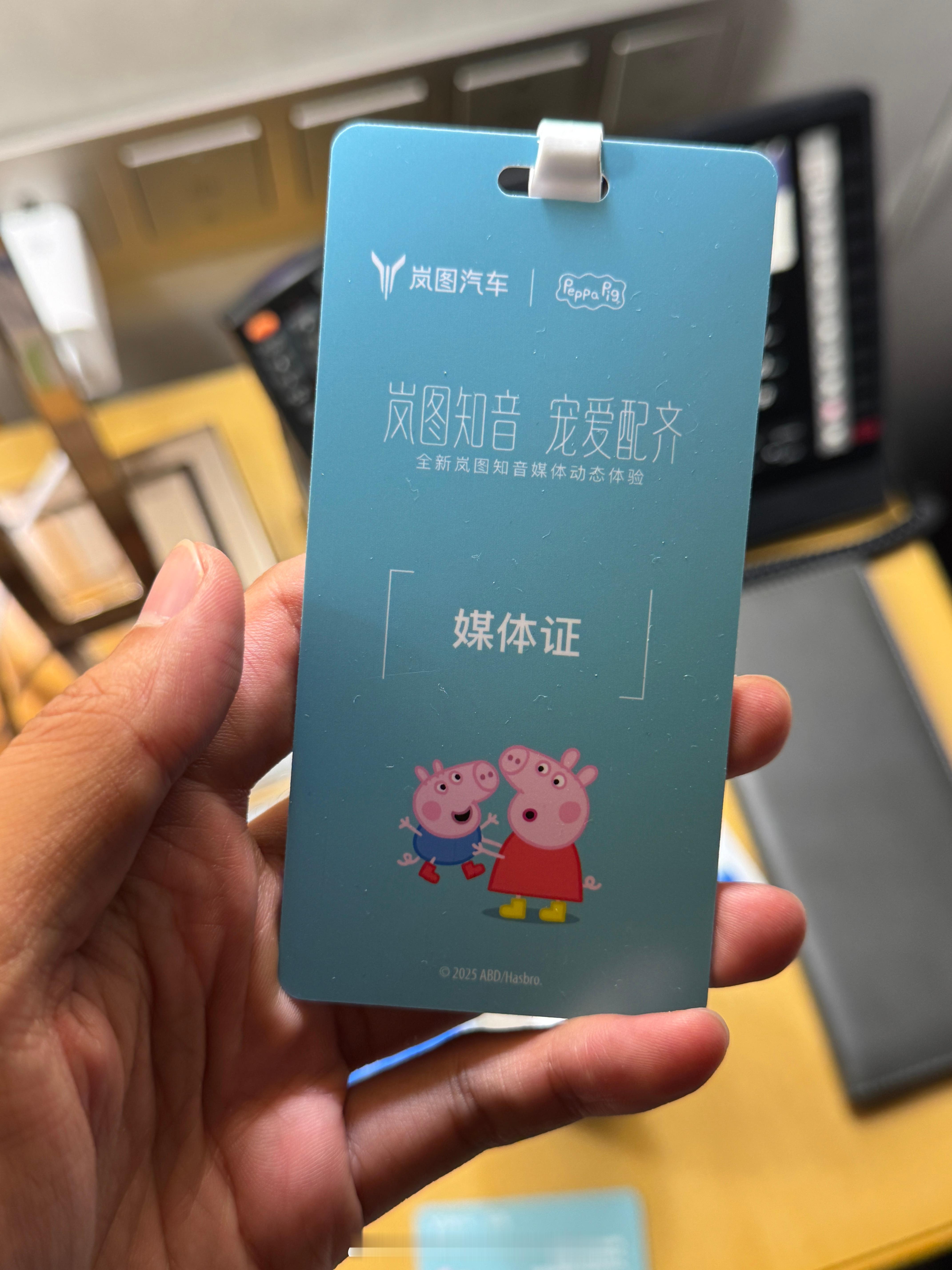 岚图活动的周边，全是小猪佩奇[费解][费解][费解]这是什么由头 ​​​