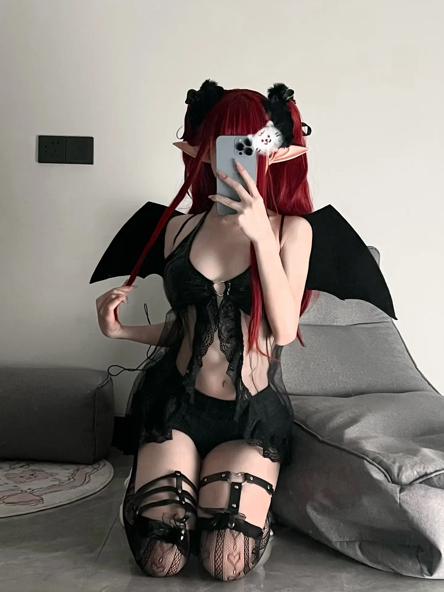 魅魔cosplay 喜多川魅魔cos 对镜拍 cos