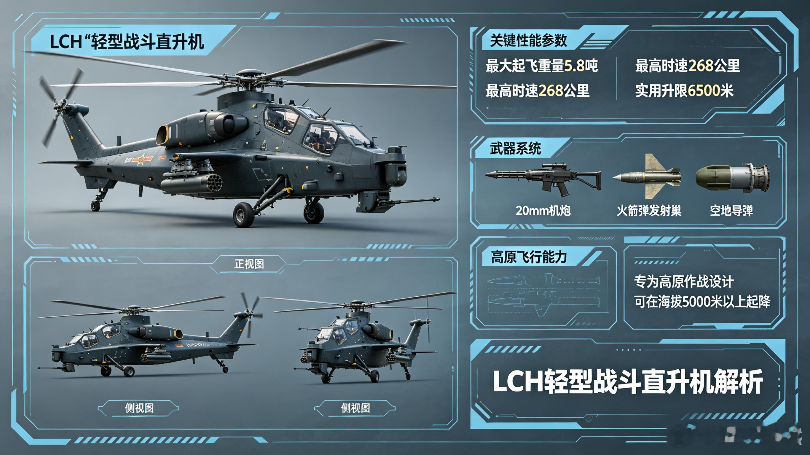 每天认识一件兵器——LCH“Prachand”轻型战斗直升机今天聊聊印度引以为傲