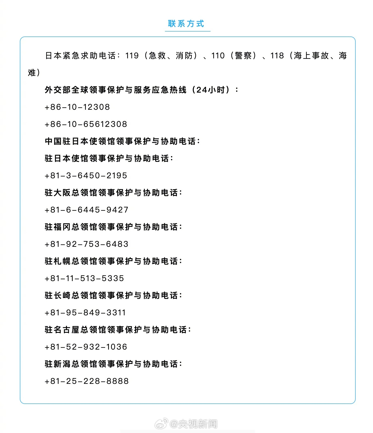 【#外交部再次提醒避免前往日本#】12月8日以来，日本本州东部附近海域连续发生多