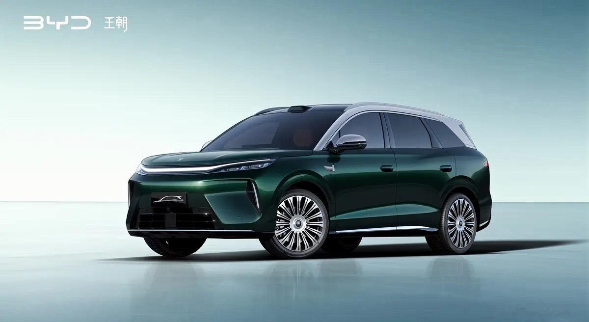 比亚迪“8系唐”，官图已出，定位中大型SUV，目前可知信息如下：1.尺寸5045