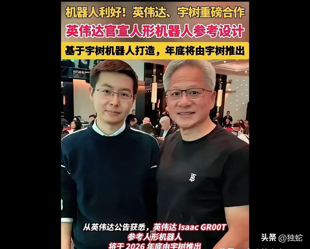 人形机器人，宇树生产身体，英伟达生产大脑，在中美竞争加剧下，是个人都明白这是自己