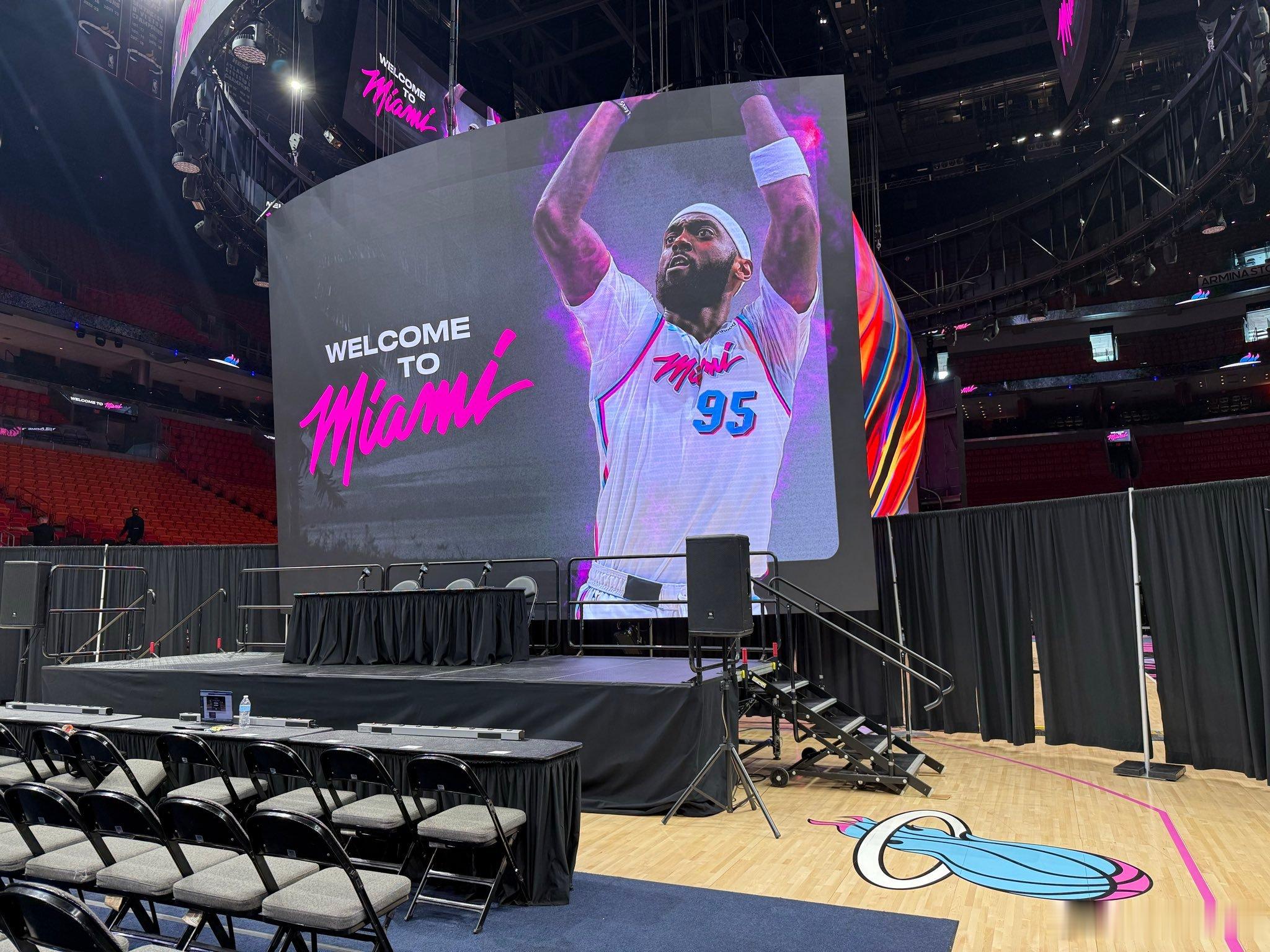 别忘了欢迎我们的另一个新援：热火95号球员博比-波蒂斯！nba迈阿密热火