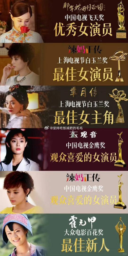 孙俪八次提名白玉兰奖      凭借《蛮好的人生》 ，孙俪收获到了自己的第八个白