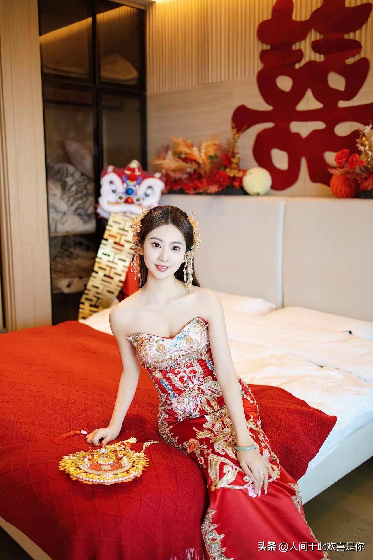 可爱又漂亮的新娘