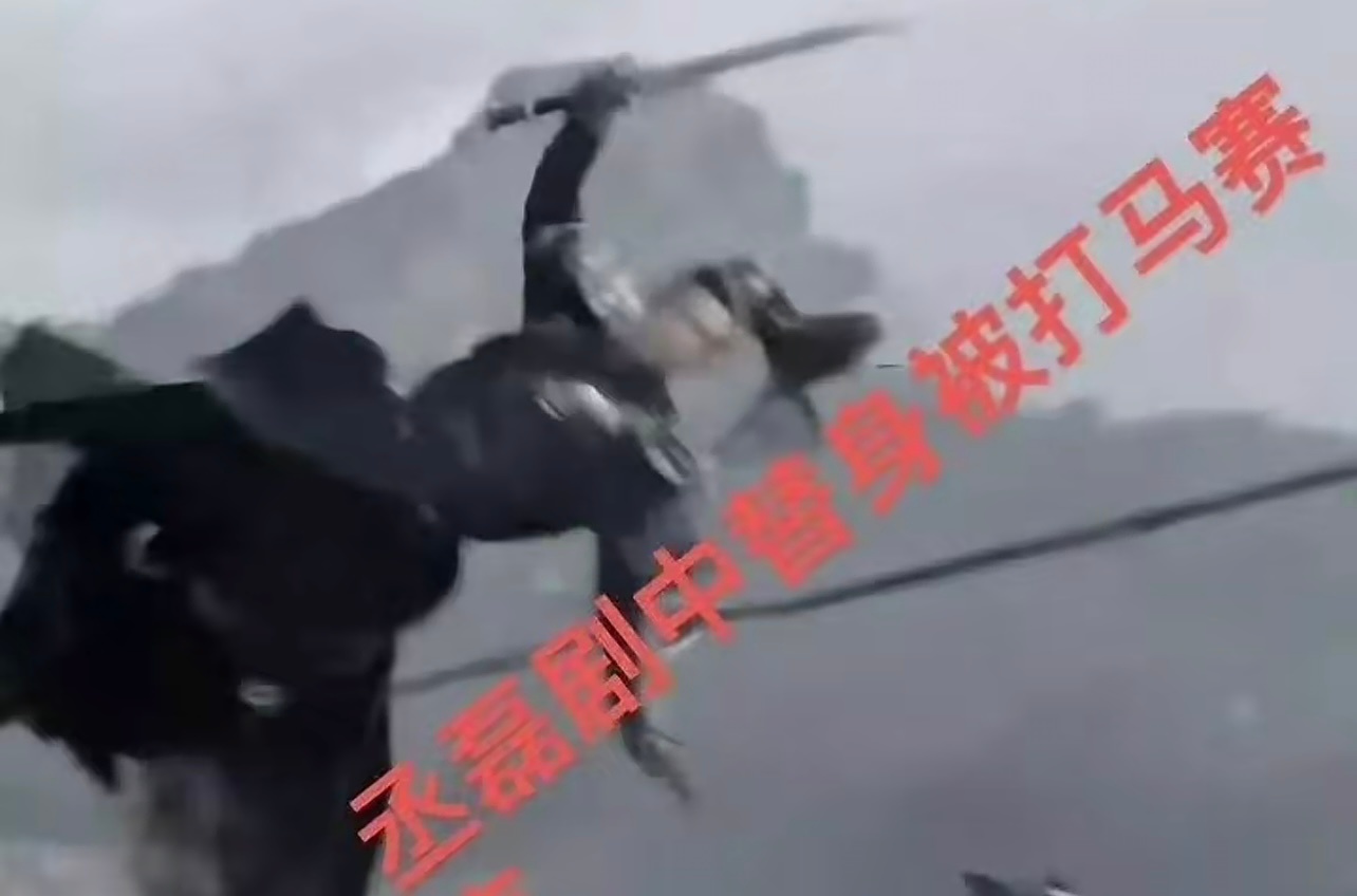 丞磊打戏工作留痕了 是这样的怎么坐轮椅也要马赛克了吗 哥哥替身好辛苦不留名 