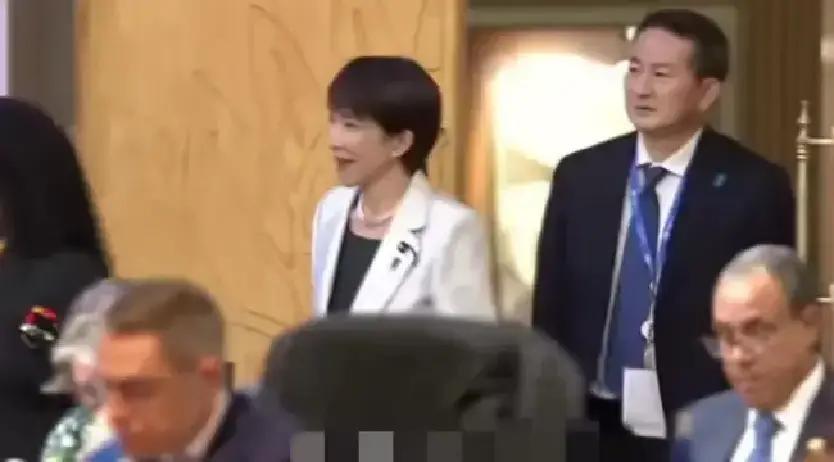 就在刚刚
 
南非主办方突然宣布了会议正式开始。
 
会场里的镜头切过去，最后一