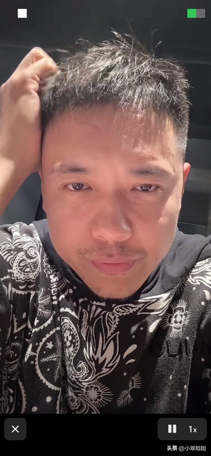 今天看了高云翔自己拍的视频，看着他非常憔悴，胡子拉碴！跟原来的帅气模样不沾边了！