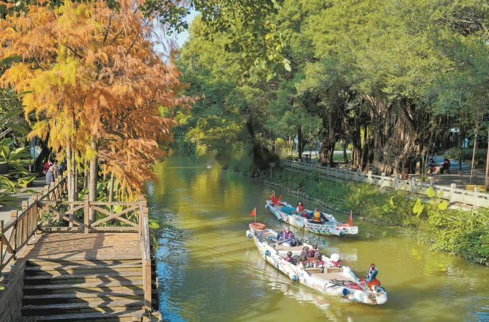 福州白马河航线开启醉美冬景

从元旦至今，这条“水上福道”深受市民游客追捧，游客