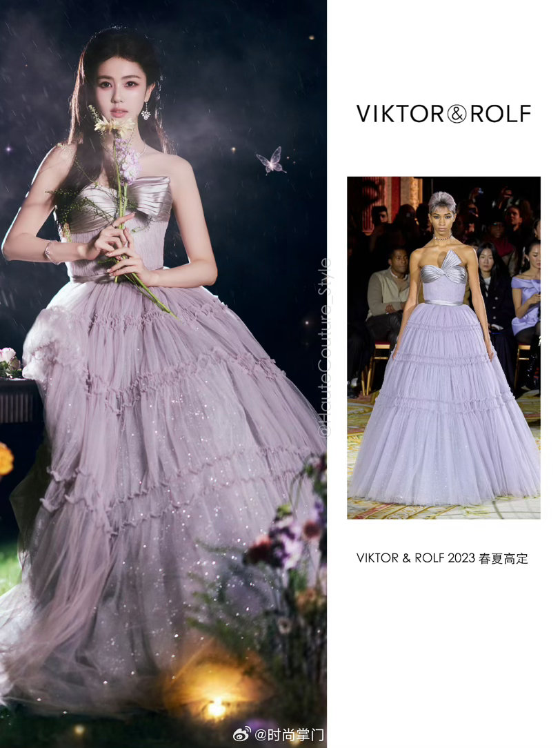 芭莎盛典红毯时尚芭莎来自中国年度盛典白鹿芭莎盛典第二套高定上线！Viktor &