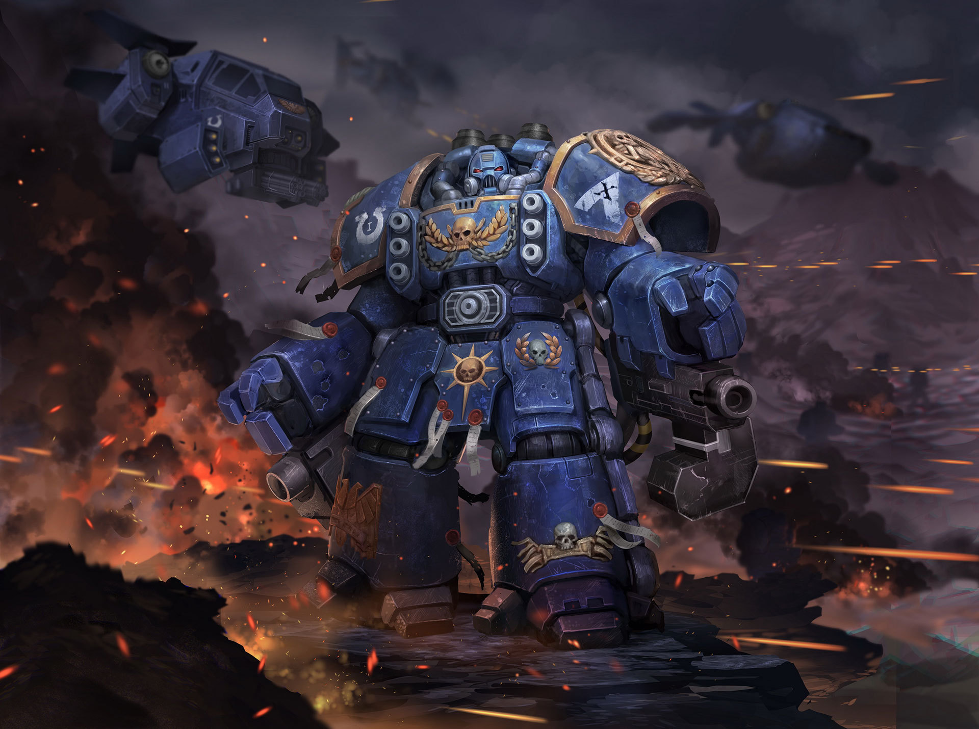 战锤40k 极限战士百夫长by Reza Ilyasa 