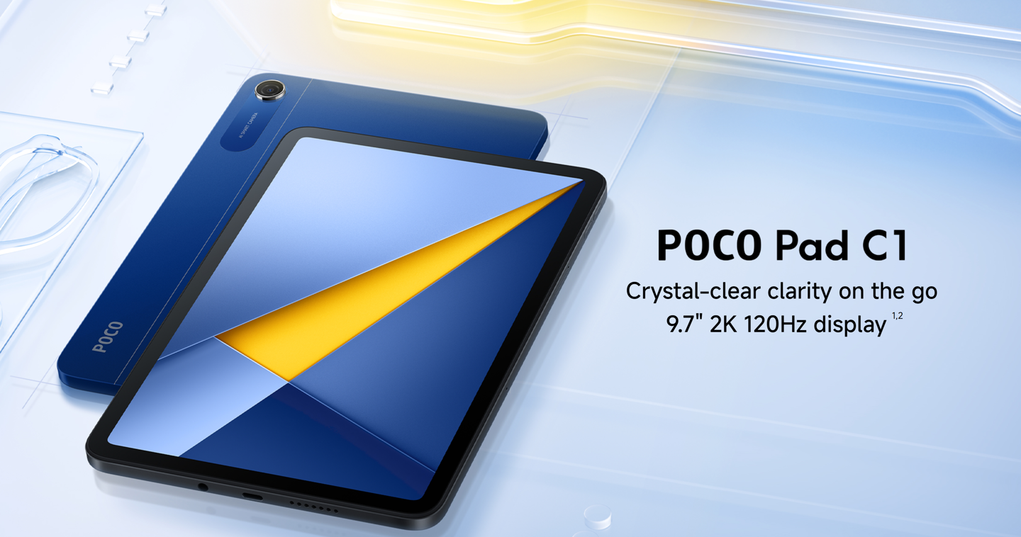 小米Poco Pad C1海外发布，入门平板也卷高刷？