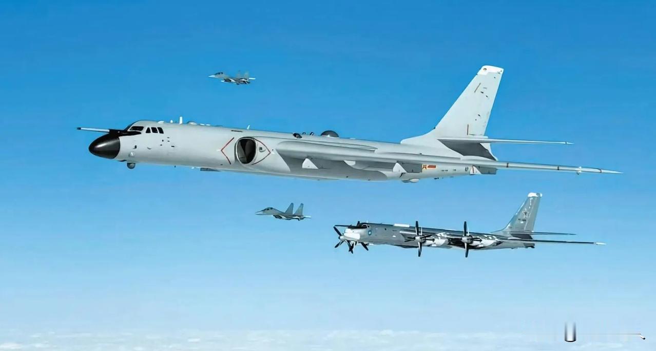 日本航空自卫队出息了，敢和中俄的战略巡航硬刚，看来小日子还不死心，还想支楞起来。