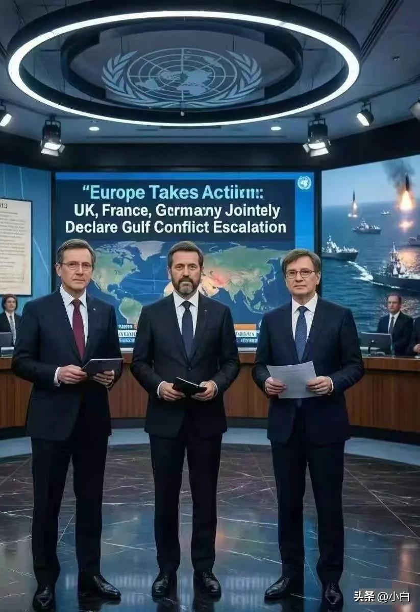 刚看到的消息——欧洲也下场了。

3月1日，英法德三国突然发了份联合声明，话说得