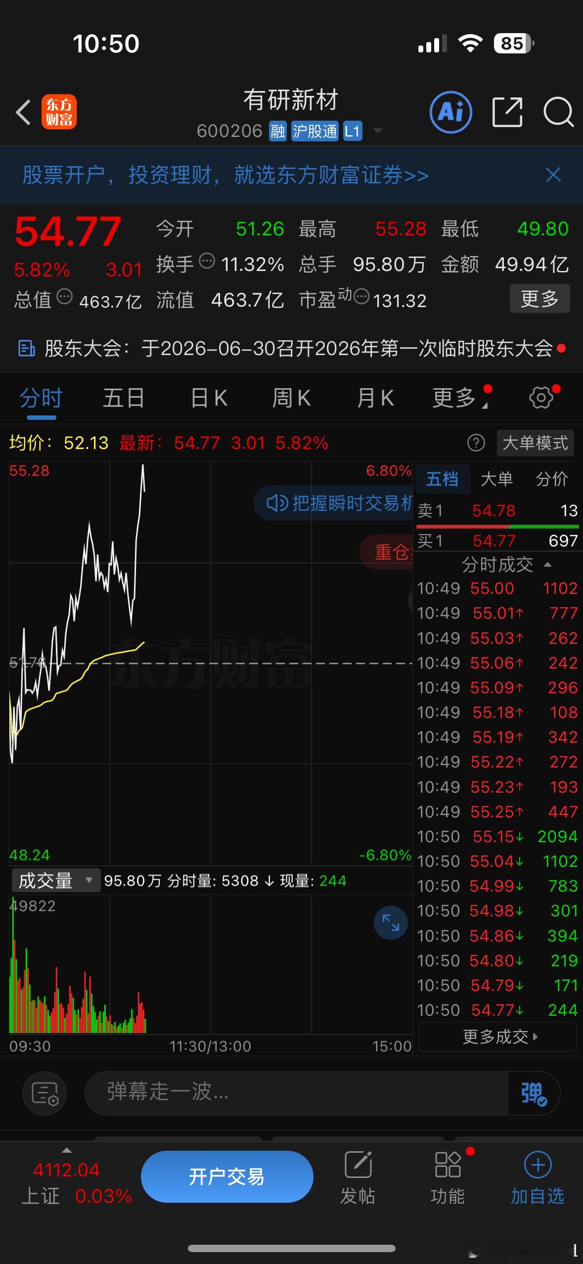 有言牛，现在拉升了，冲冲冲 