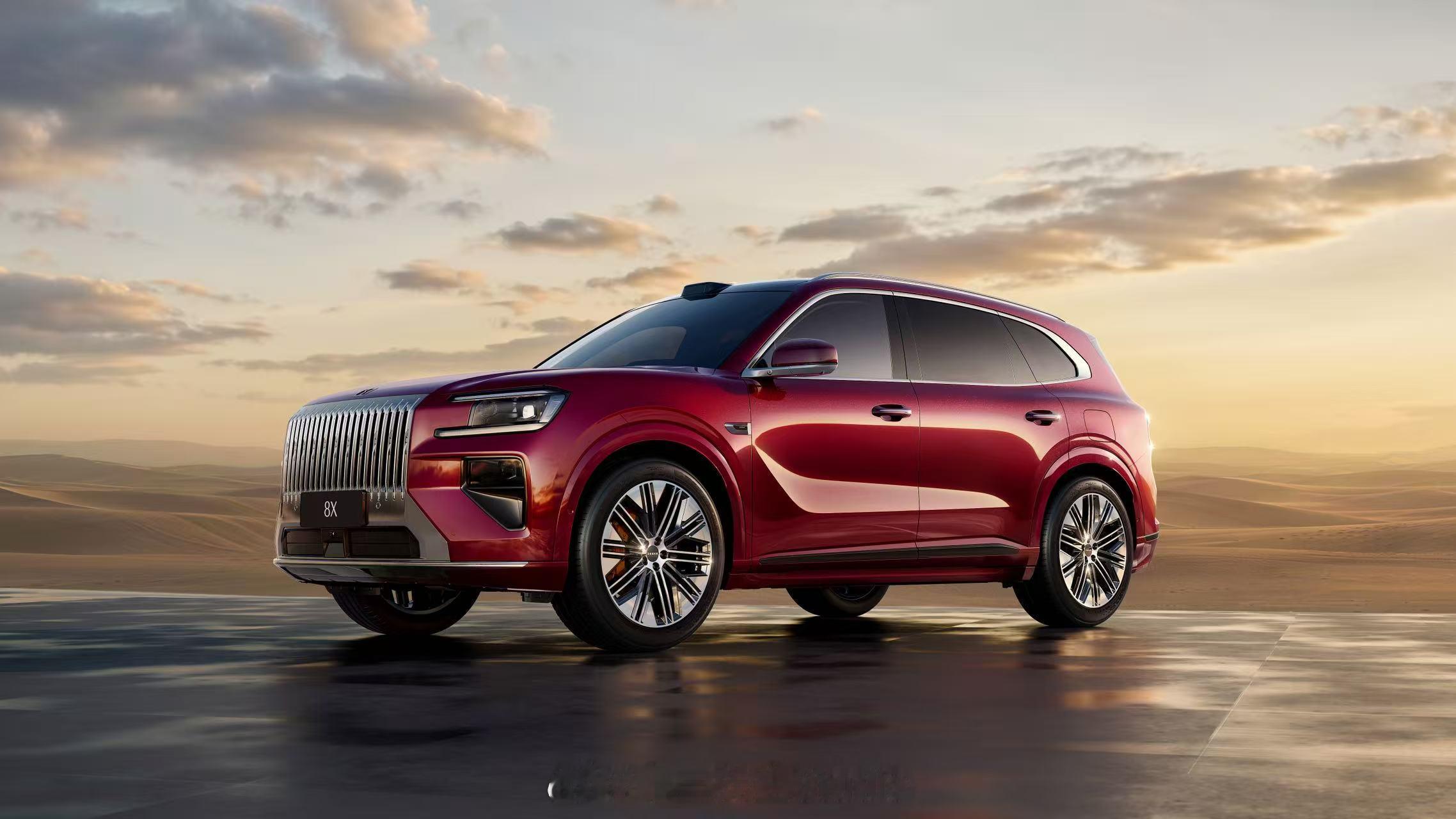 极氪8X 的官图来了，好家伙上来就整一红色，好看！ 