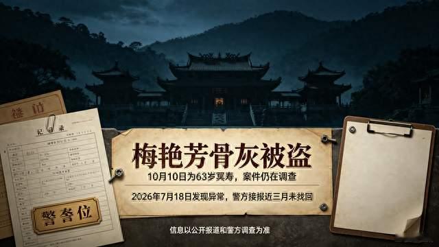 离谱！梅艳芳骨灰被盗，背后竟是勒索团伙