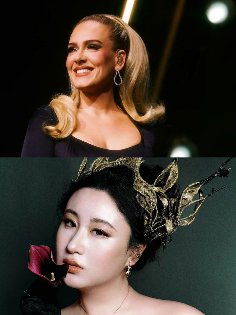 锤娜丽莎内娱有自己的阿黛尔 MV最后那个长镜头，她对着镜头唱完最后一个字，然后笑