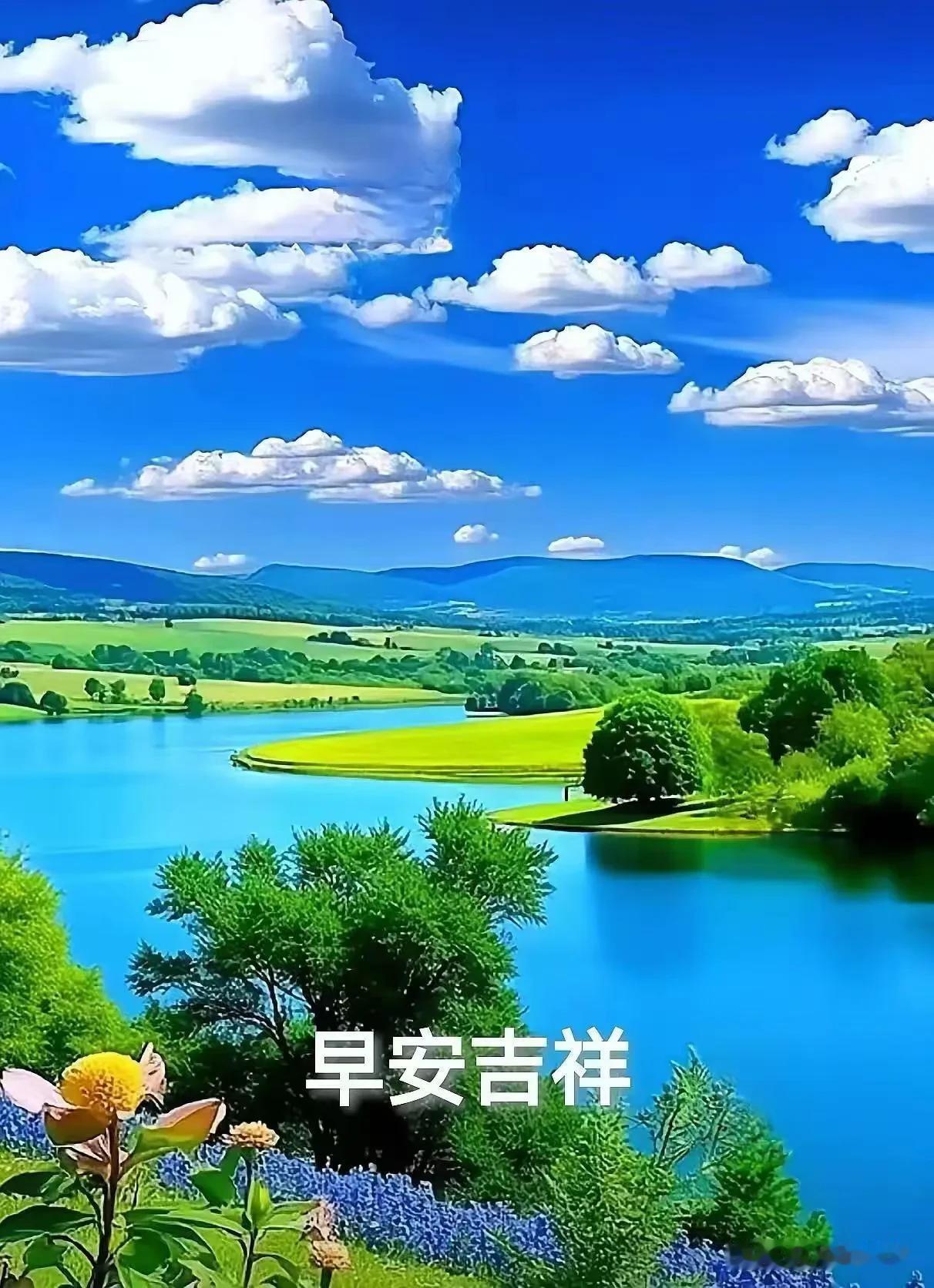 新的一日，愿带着一份从容前行，纵有琐碎缠身，心底依旧留有光亮。