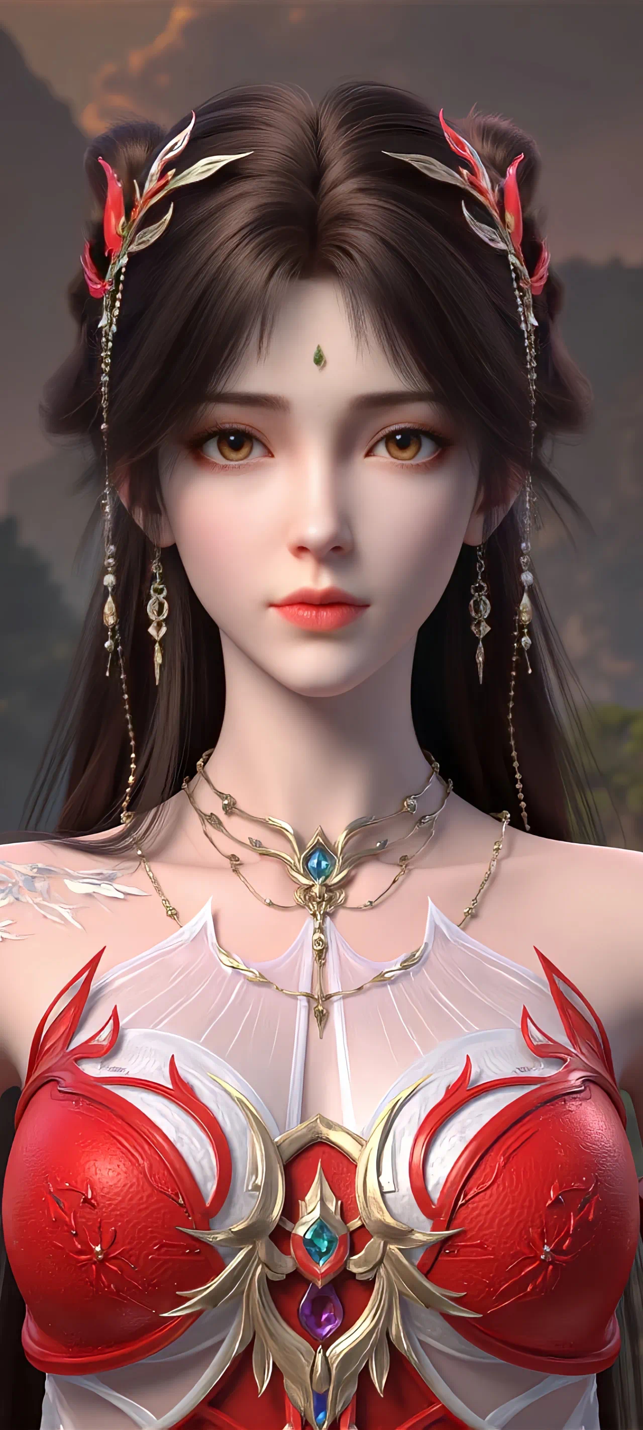 完美世界   火灵儿【精致美图】天神境的灵儿，更具一种强者气质！国产动漫动漫星域