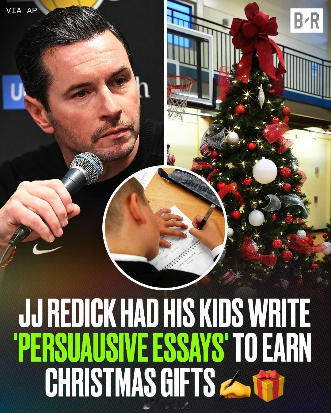 如果想要拿圣诞礼物，雷迪克夫妇今年要求孩子们必须写出有说服性的文章，最终，11岁