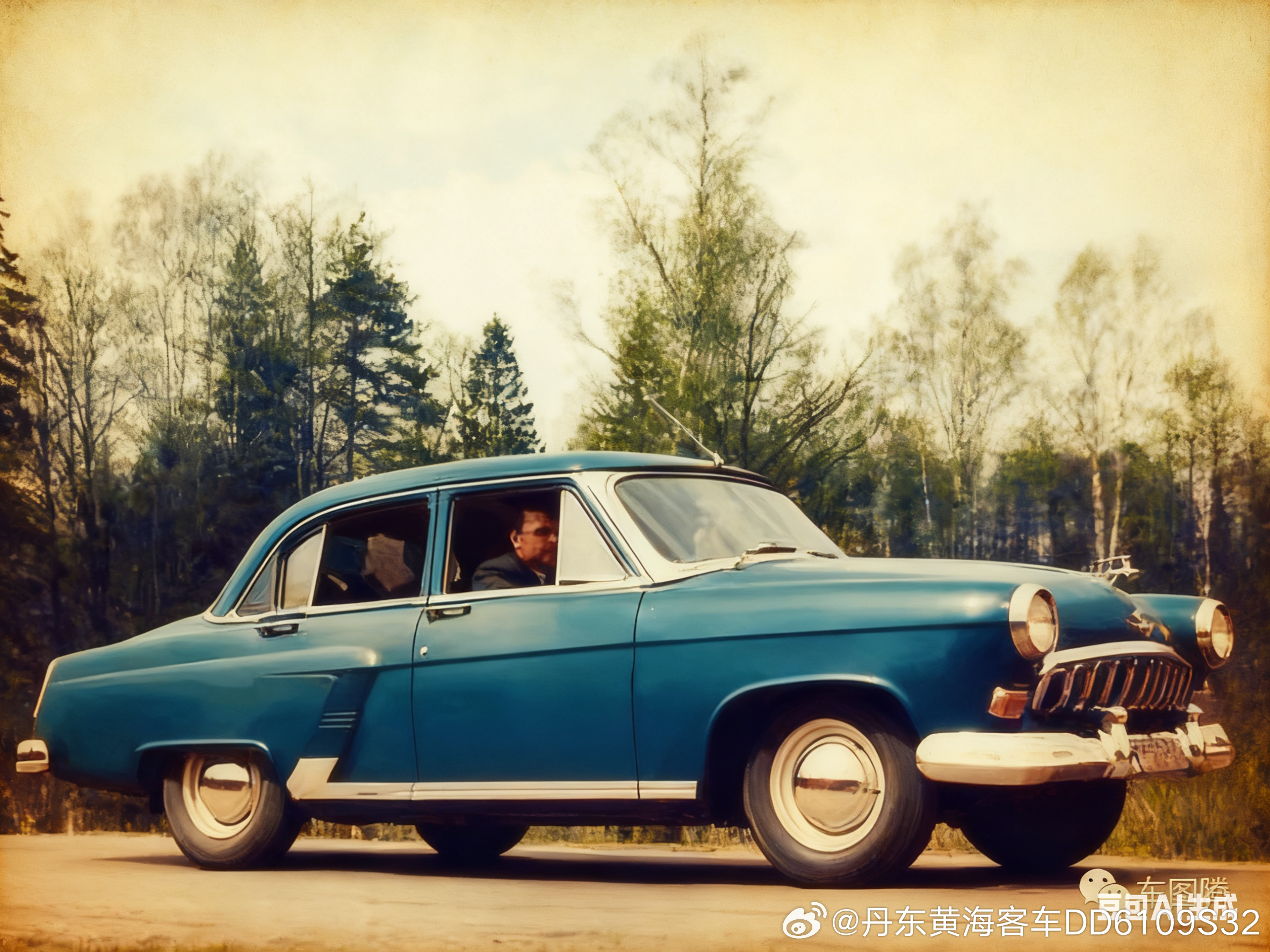 鲜为人知的国产前辈1960年代初，前苏联开发了图一的gaz-21牌轿车,此车流入
